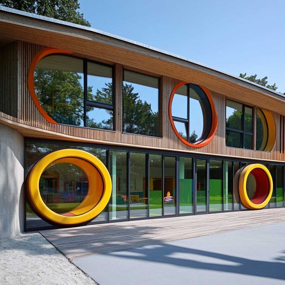 Aussenansicht_eines_architektonisch_modern_gestalteten_Kindergartens_v10